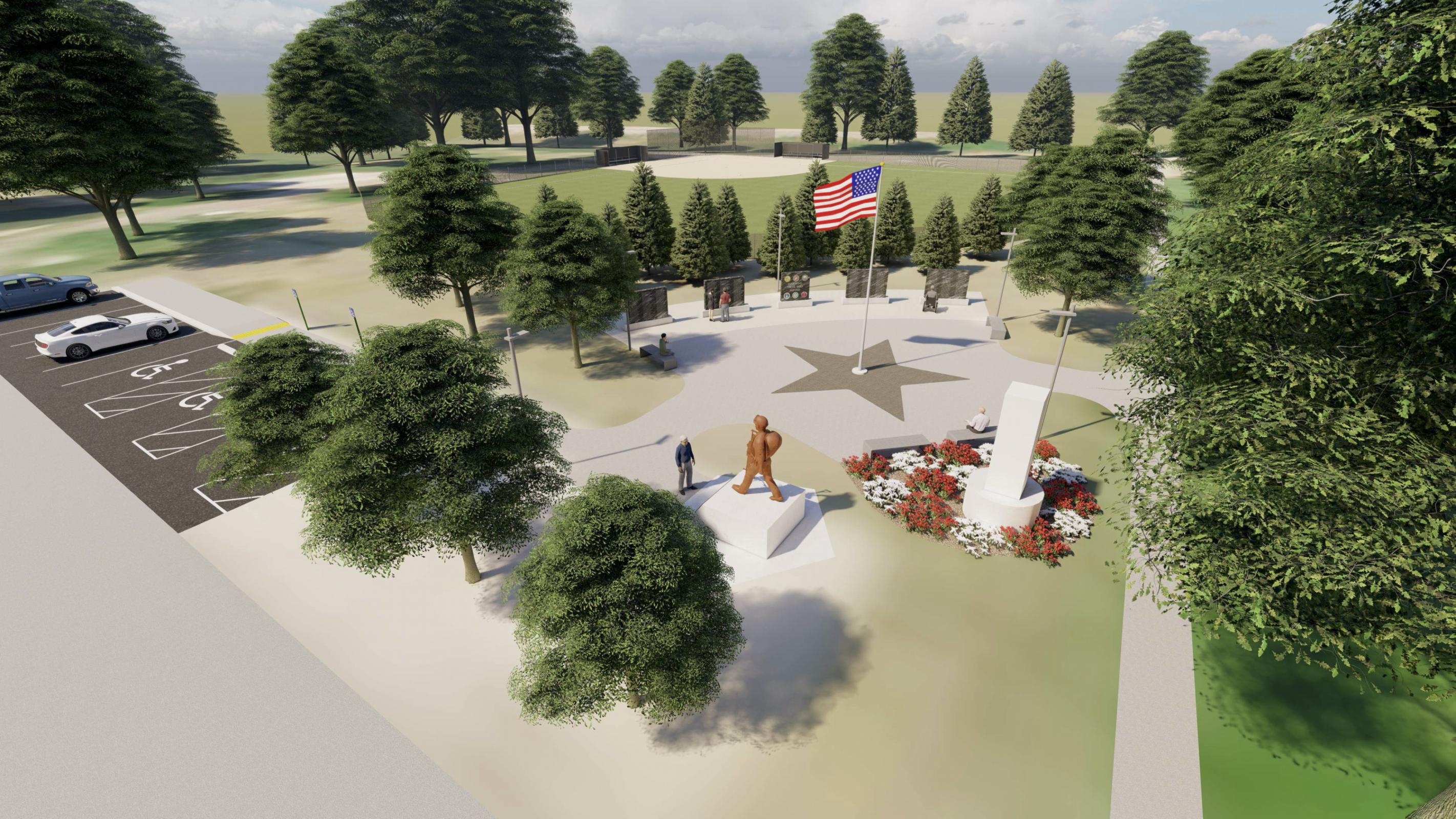 Veterans Memorial Committee Awards Bids for Holdrege Project Photo