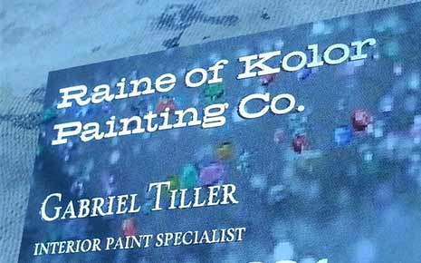 Raine of Kolor Painting Co Logo